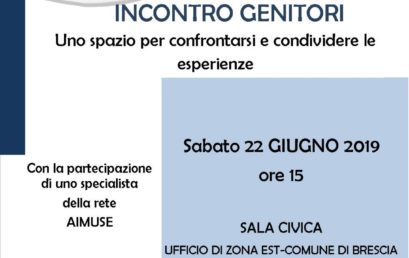 INCONTRO GENITORI A BRESCIA