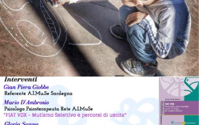 ELMAS (Sardegna) – Mutismo Selettivo, il silenzio che non tace
