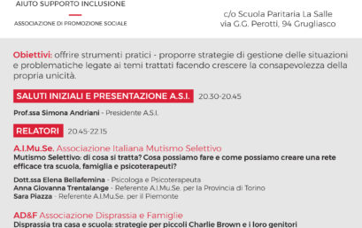 Grugliasco, 21 novembre 2019 – A.I.Mu.Se. ospite dell’Associazione A.S.I.